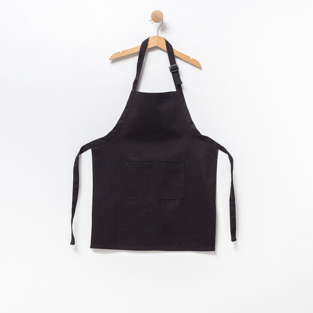 Apron with Patch Pockets Adjustable Neck Strap With Buckle