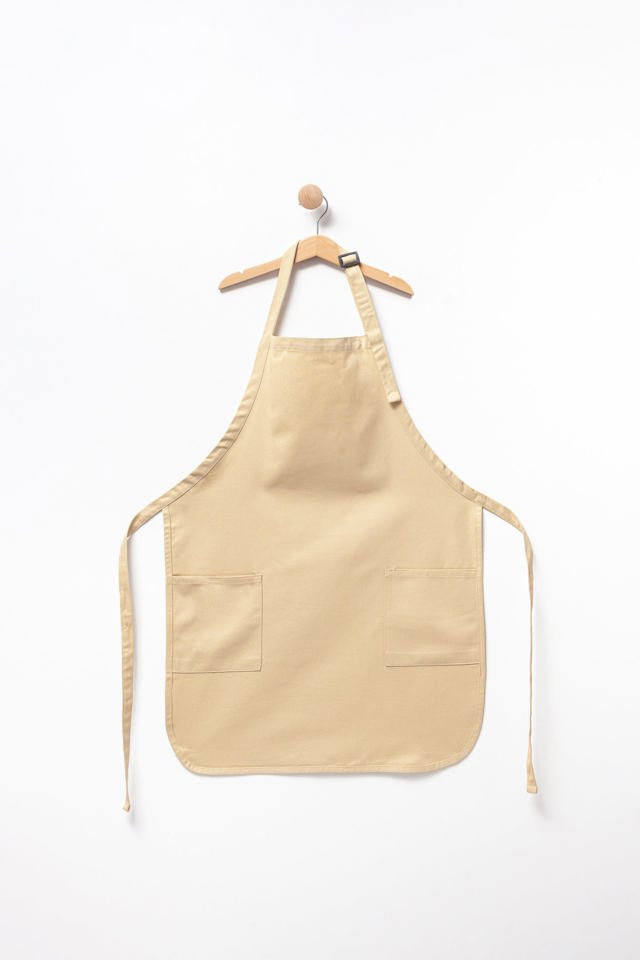 Apron with Patch Pockets Adjustable Neck Strap With Buckle - Bonita Cotton